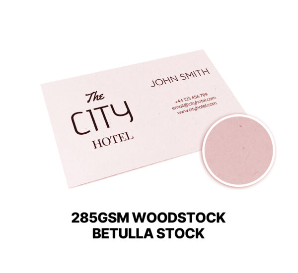 285gsm Woodstock Betulla Business Cards
