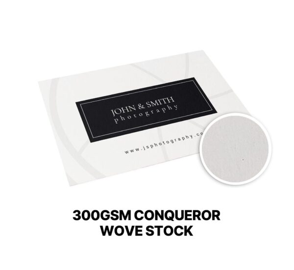 300gsm Conqueror Wove Business Cards