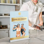 A4 desktop roller banner with 210 x 297mm graphics