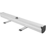 Clear roller banner base