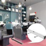 Clear protective screen transparent roller banners