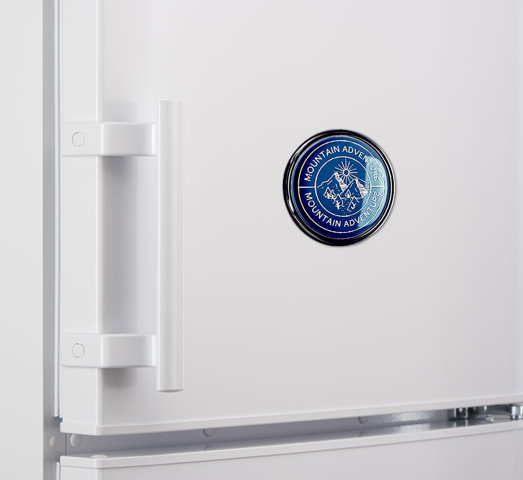 Custom printed dome shaped fridge magnets with unique dome resin