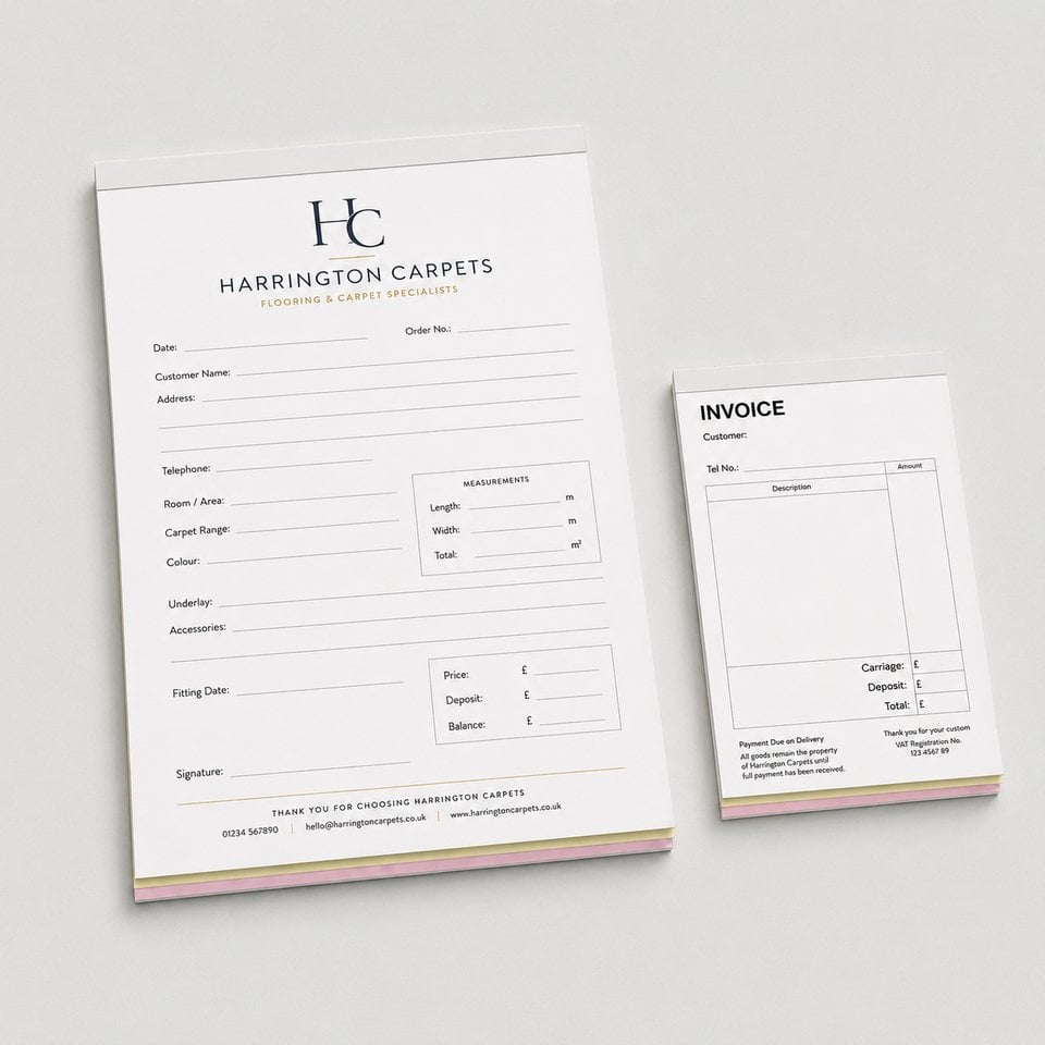 Personalised NCR Sets, Pads & Books Printing