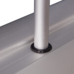 Premium roller banner pole base