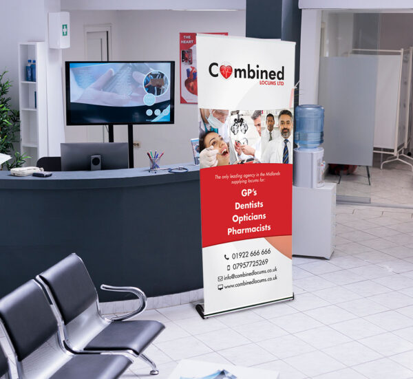 Premium roller banners for frequent and long-term displays