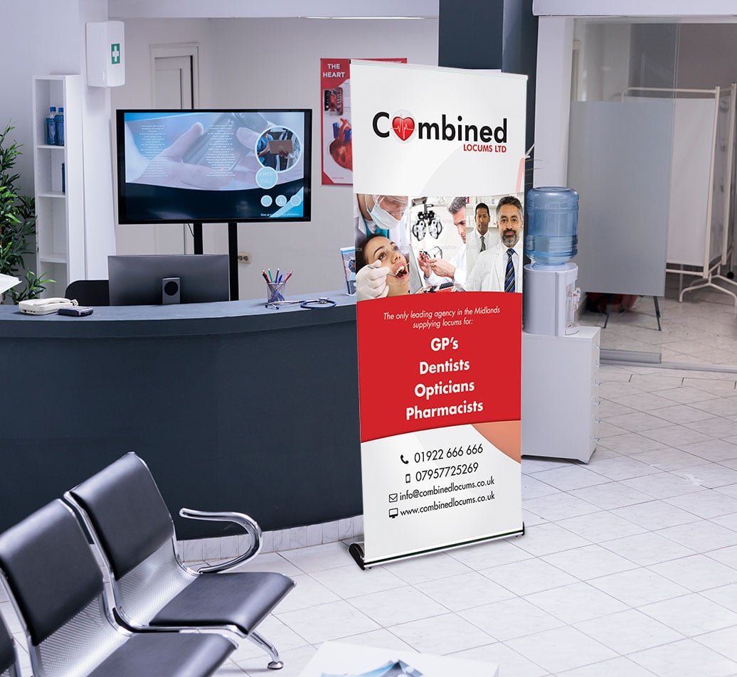 Premium roller banners for frequent and long-term displays