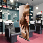 Printed partition screen banners