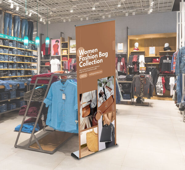 Ultra Low Profile Slim Body Roller Banners