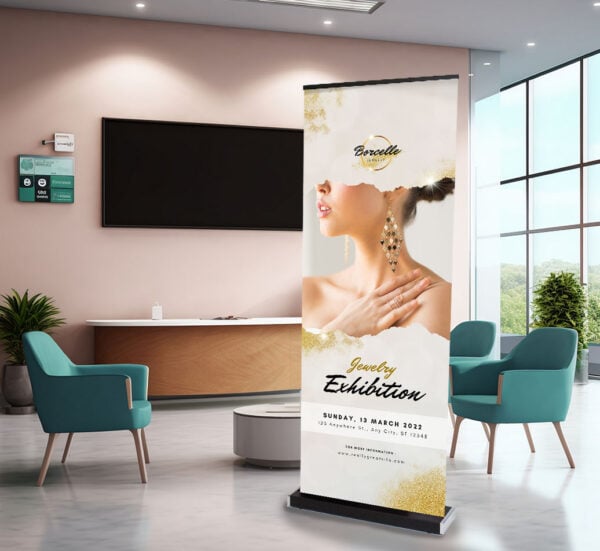 Trend roller banner featuring high specification premium base
