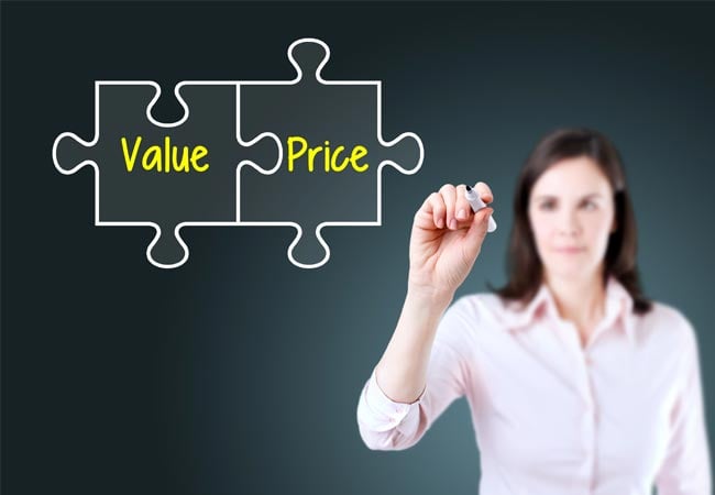 Value Price Comparison for Business Cards