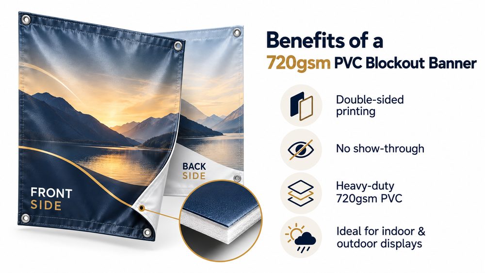 Benefits of 720gsm PVC Blockout Banners