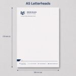 A5 Single & Double Sided Letterheads