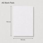 A6 Blank Waiter Order Pads