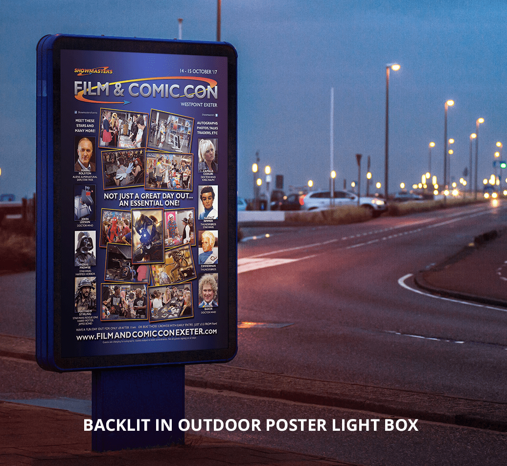 Backlit Posters Printing Light Box Graphics & Duratrans