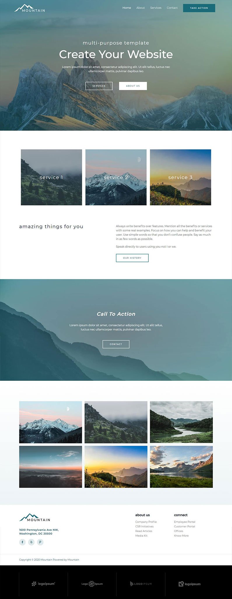 Digital Agency Website 011