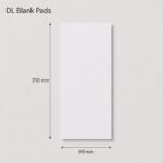 DL Blank Waiter Order Pads