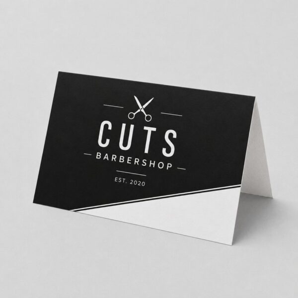 Folded Business Cards