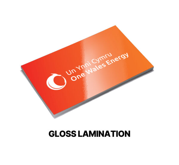 450gsm Silk Business Cards with Gloss Lamination