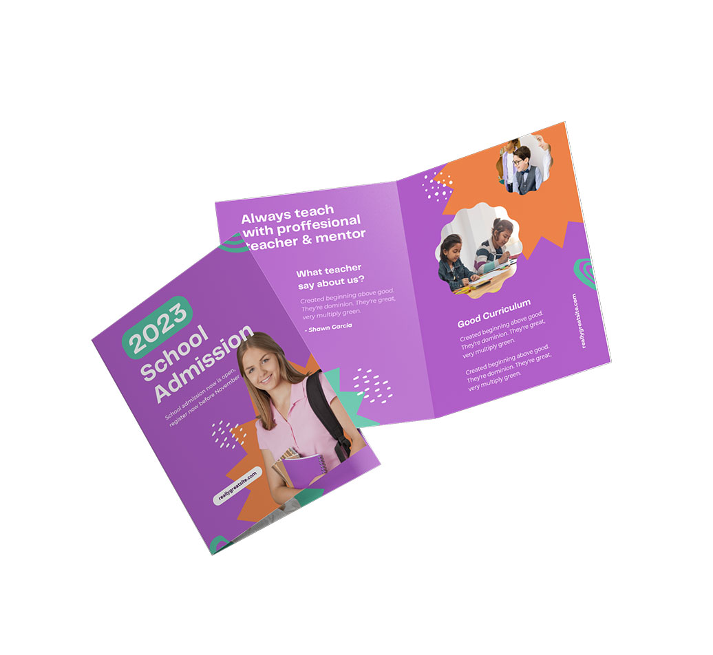 Half Fold Leaflet Printing Cheap As Prints