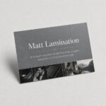 Matt Laminated Business Cards