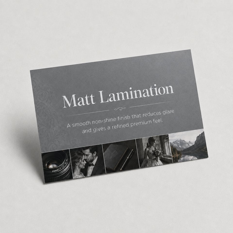 Matt Laminated Business Cards