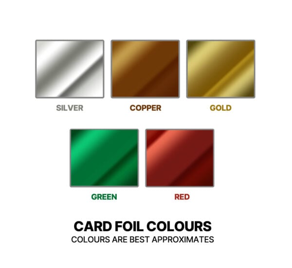 Metallic Business Card Foil Colours