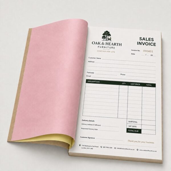 Custom Printed NCR Books