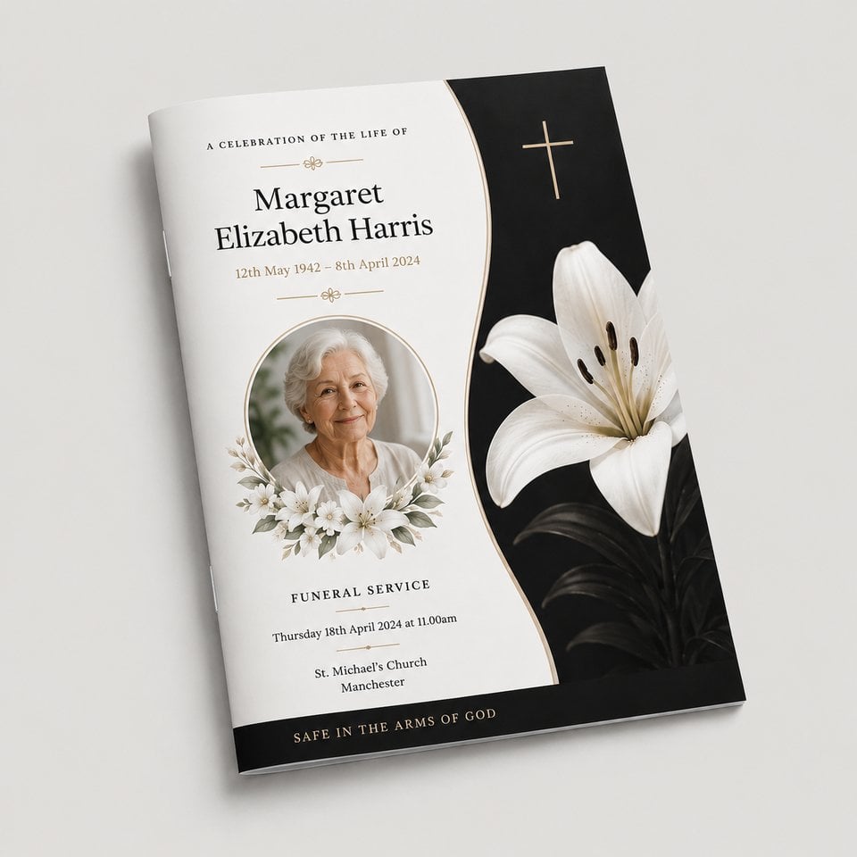 Order Of Service Booklets
