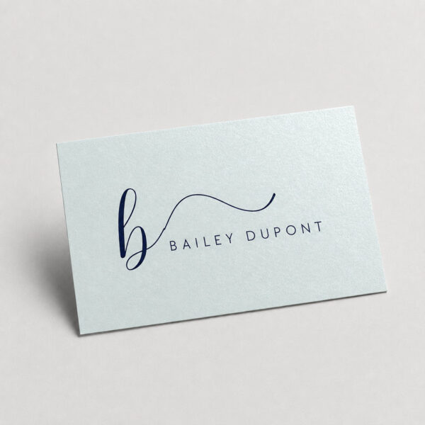 Pearlescent Business Cards