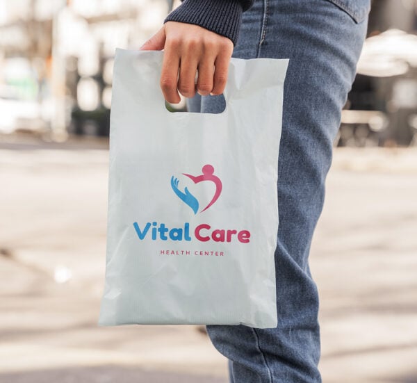 Plastic Carrier Bag Printing Small, Medium Large Bags