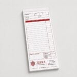 DL Printed Waiter Order Pads