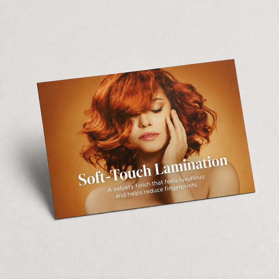 Soft Touch Laminated Business Cards